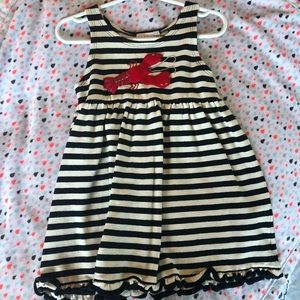Striped lobster dress, 3t. Worn only once.